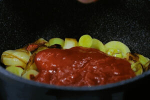 alubias pochas con tocino y verduras paso 4