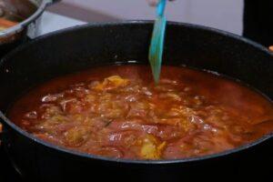 arroz caldoso con pollo y setas paso 3