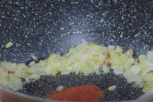 Acelgas con garbanzos, paso 2