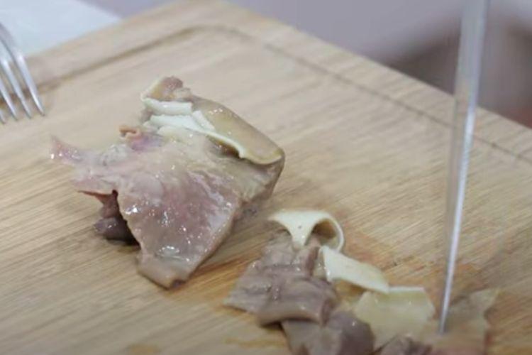 Oreja de cerdo, paso 2