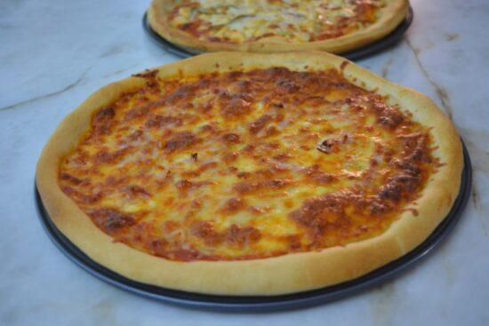 Pizza casera, portada