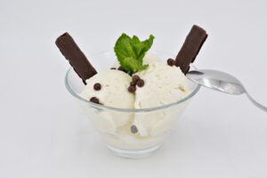 Helado de vainilla paso final