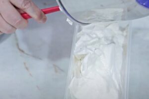 Helado de vainilla paso 3