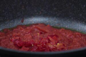 Hojaldres rellenos con bacalao, paso 1