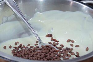 Turrón de chocolate blanco paso 2