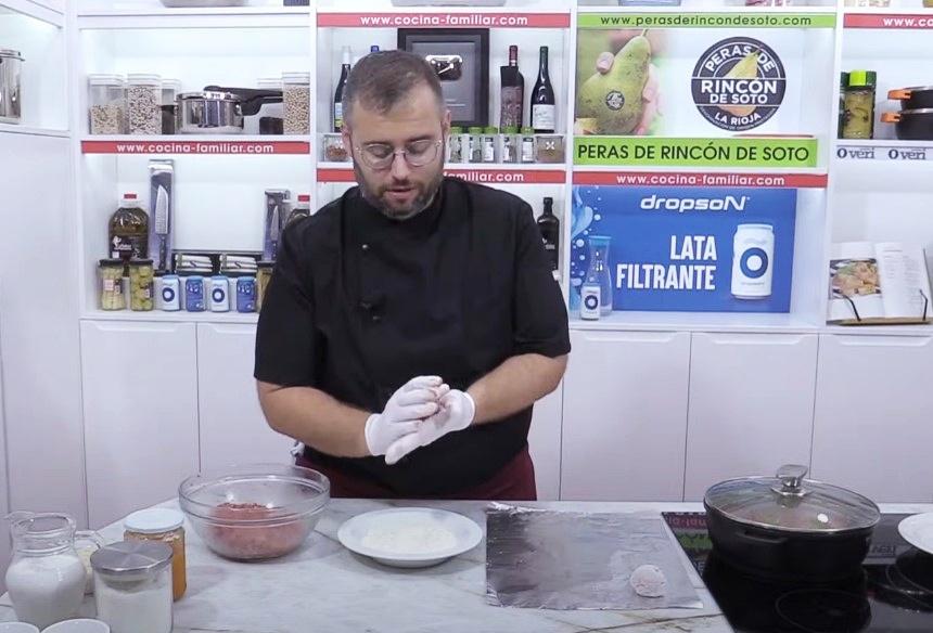 Albóndigas con salsa curry paso 4