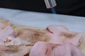 careta de cerdo en freidora de aire paso 1