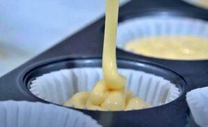 magdalenas con crujiente de chocolate paso 2