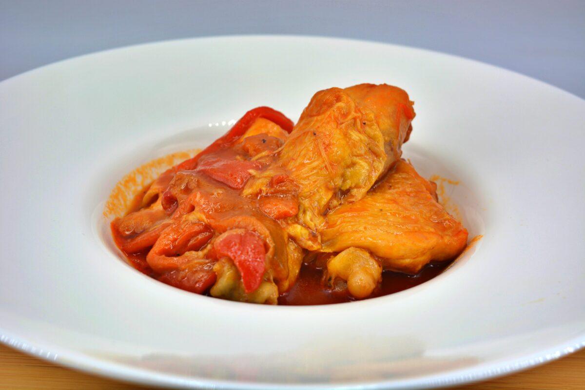 pollo a la riojana principal