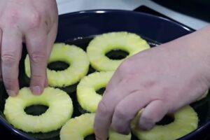 pudin de piña y pan de leche, paso 2