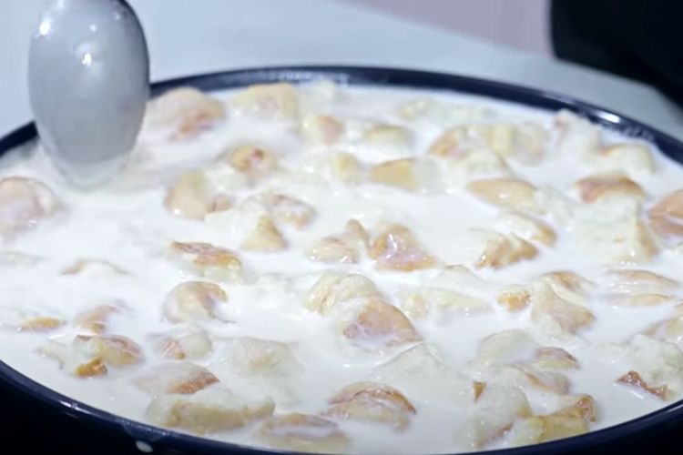 pudin de piña y pan de leche, paso 4