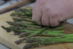 Crema de espárragos, paso 2