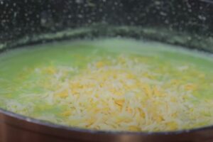 Crema de espárragos, paso 4