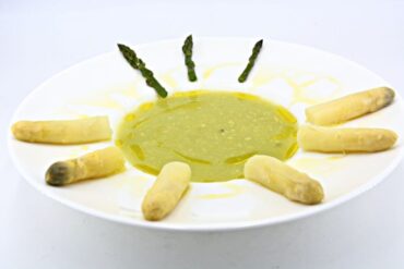 crema de espárragos, portada