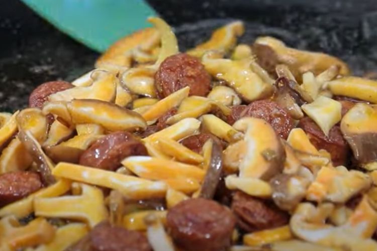 paella de arroz a la riojana paso 1