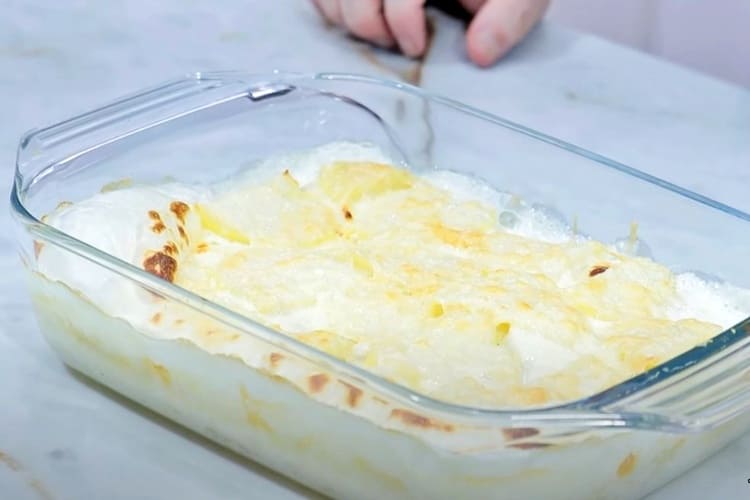 Patatas gratinadas al estilo suizo paso final