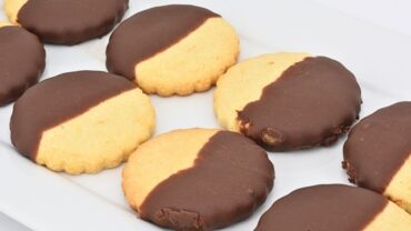 galletas de coco y chocolate