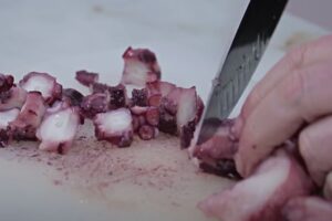 arroz cremoso con pulpo y langostinos paso 4