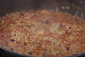 arroz cremoso con pulpo y langostinos paso 6