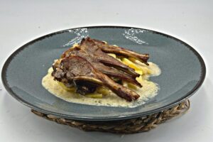 chuletillas de cordero en freidora de aire paso final