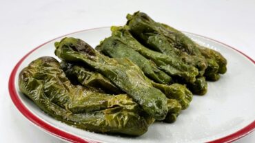 pimientos en freidora de aire