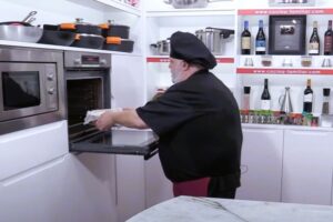 Cheesecake de turrón en el horno paso 3