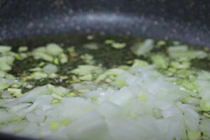 corvina en salsa verde con almejas paso 1