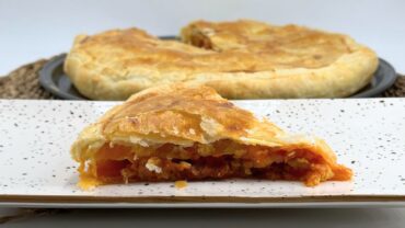 empanada de liscos y chorizo ibérico