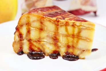 Pudin de manzana al brandy