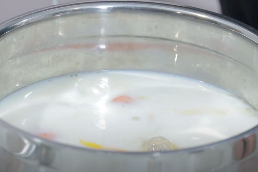 pudin de manzana al brandy paso 2