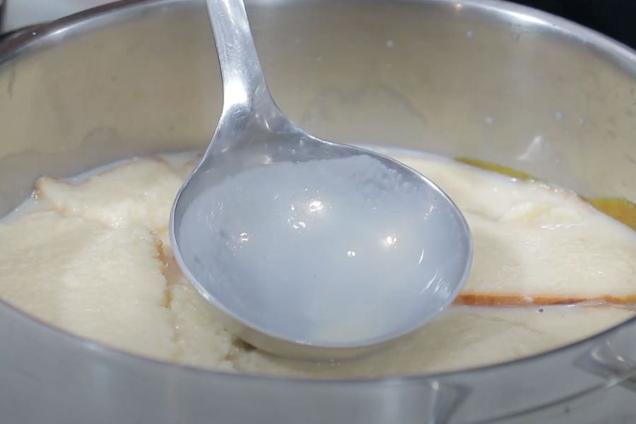 pudin de manzana al brandy paso 3