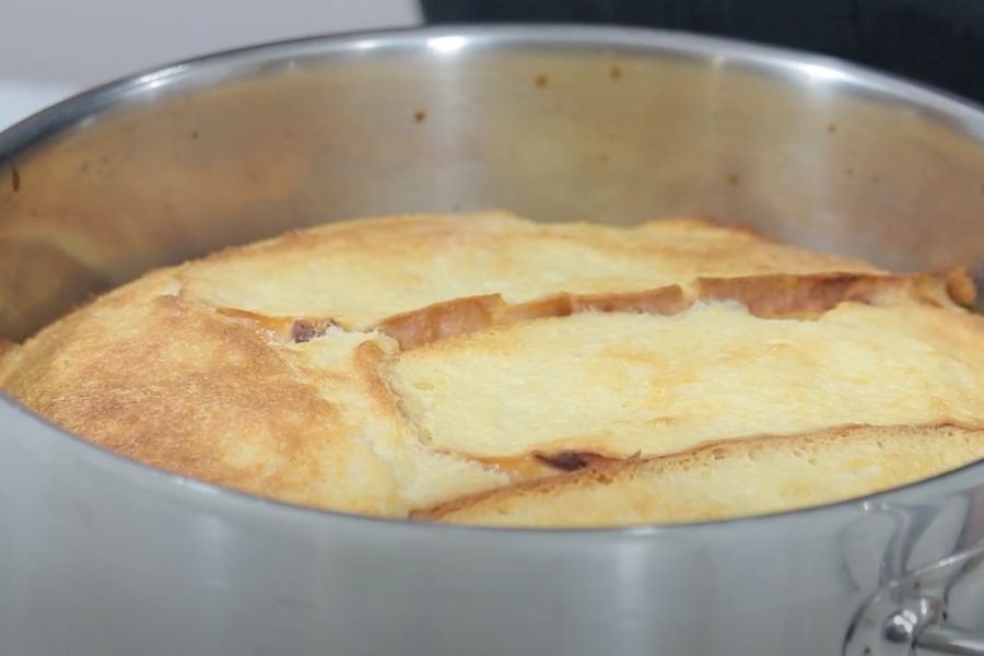 pudin de manzana al brandy paso 4