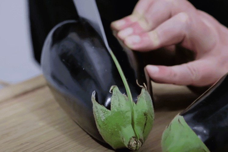 Berenjenas rellenas con pollo paso 1