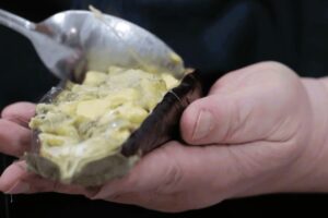 Berenjenas rellenas con pollo paso 7