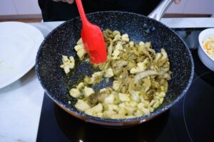 Berenjenas rellenas con pollo paso 5