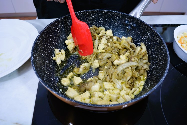 Berenjenas rellenas con pollo paso 5