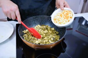 Berenjenas rellenas con pollo paso 6