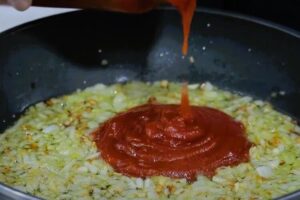 Garbanzos con langostinos y calamares paso 3