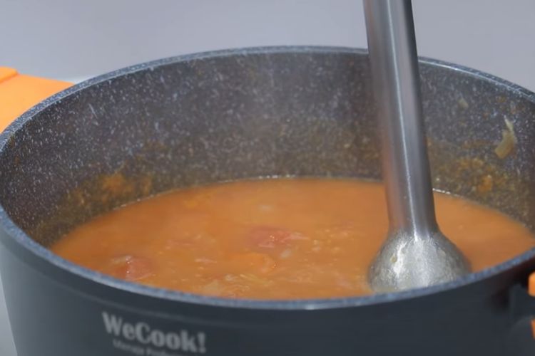 sopa de tomate, paso 3