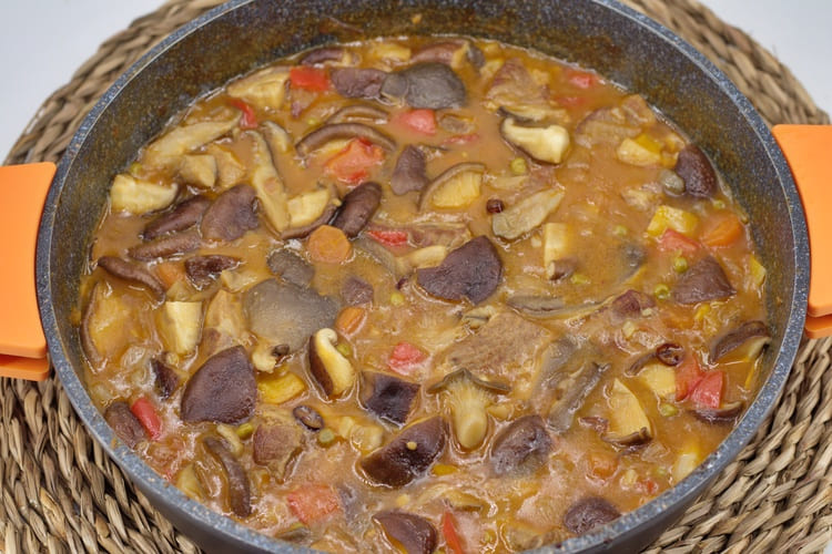 Estofado de cordero a la jardinera paso final