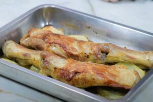 Paletillas de lechal asado al estilo de La Rioja paso 4