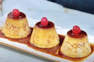 flan de huevo con leche de oveja final