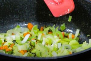 Verdinas con almejas y gambas paso 2