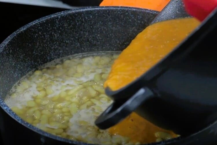 Verdinas con almejas y gambas paso 3