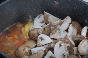 pollo con shanfaina de verduras paso 5