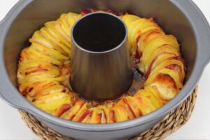 ratatouille de patatas, beicon y queso final