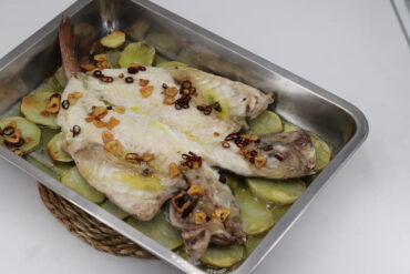 Pargo a la espalda aliñado a la bilbaina PRINCIPAL