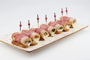 rollitos de calabacín paso final