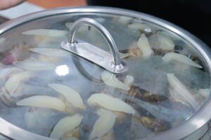 Caracoles a la riojana paso 1