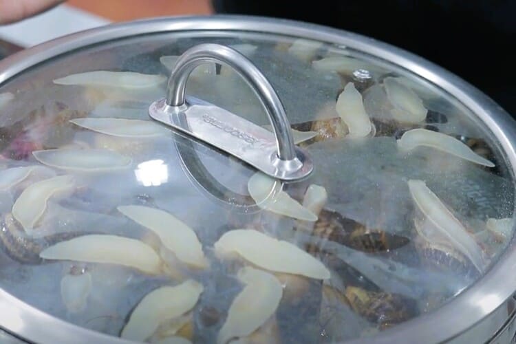 Caracoles a la riojana paso 1